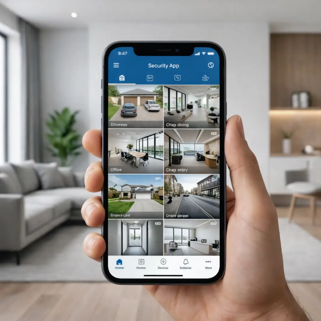 Remote CCTV monitoring with smartphone app for London homes and offices